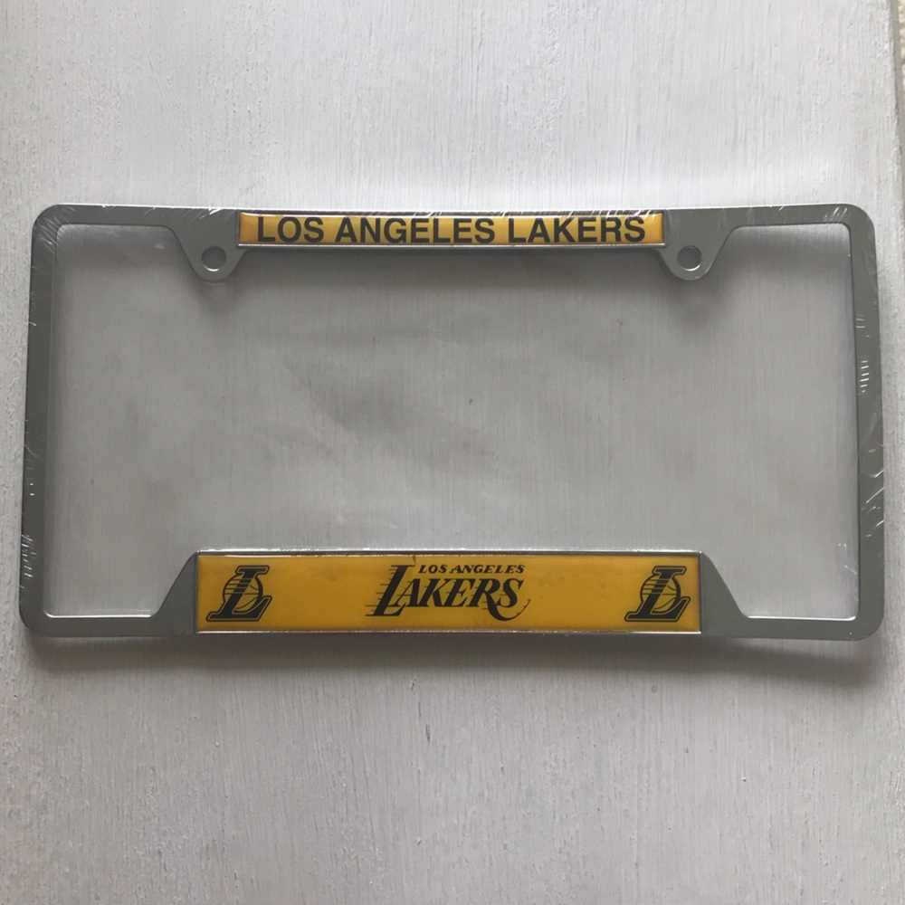 Brand New Lakers License Plate Frame